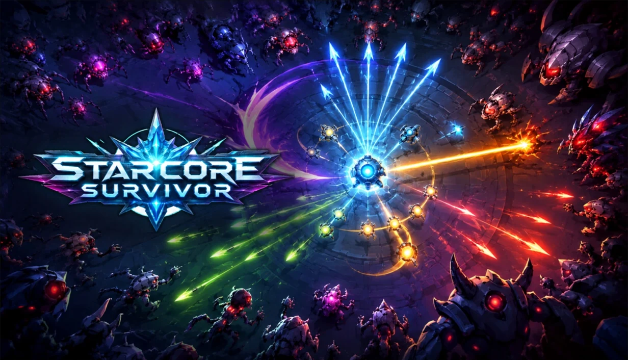 The free demo is out: six weapons, seven waves